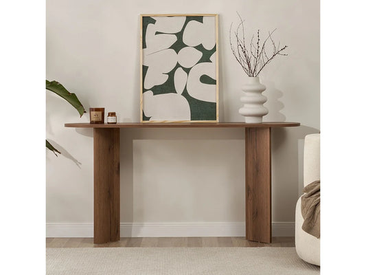 Console Design Japandi Double Pieds - Sira