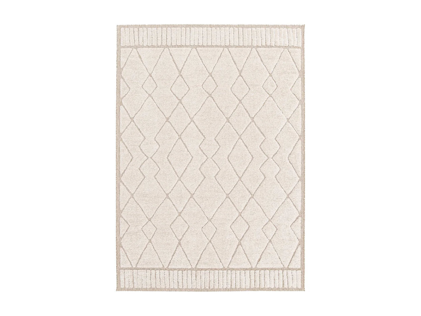 Tapis Japandi Style Berbère Beige - Ethnique