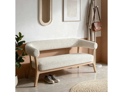 Banc Freya Japandi Bois Écru - Freya