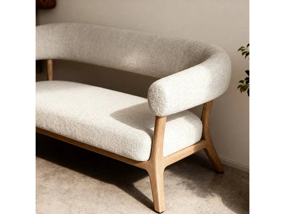 Banc Freya Japandi Bois Écru - Freya