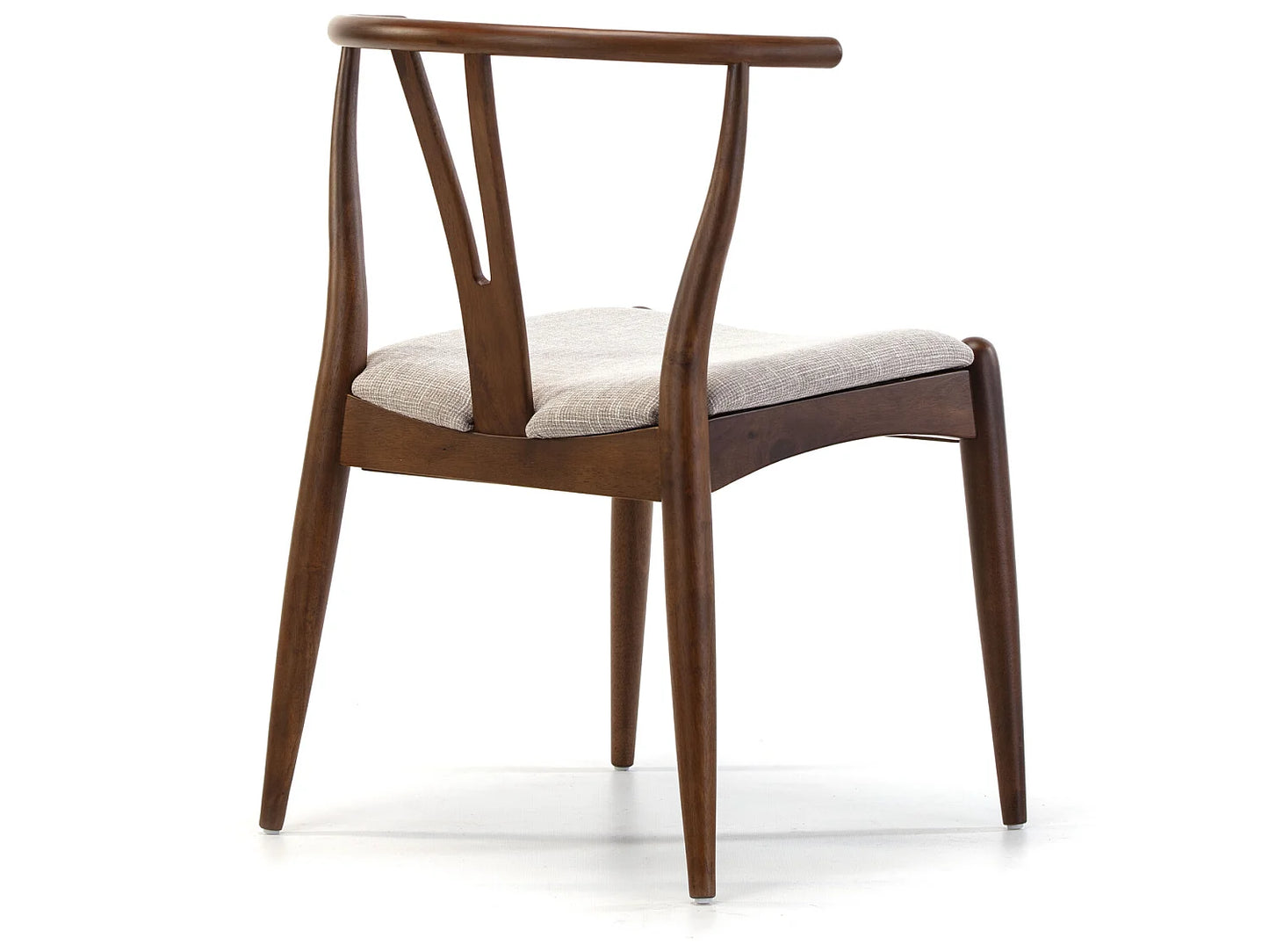 Pack 2 Chaises Japandi Bois Massif Noyer - Rustic