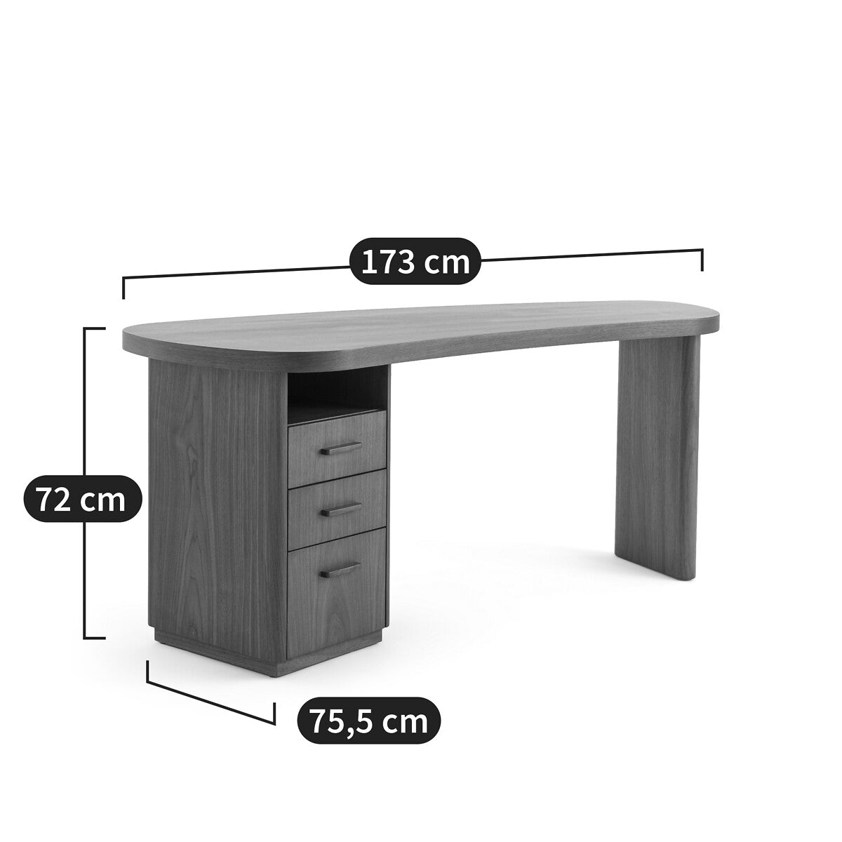 Bureau Japandi Silhouette Organique