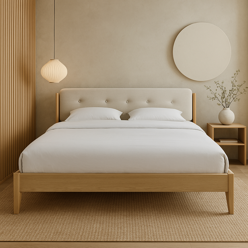 Lit Double Japandi beige 160x200 – Jordan