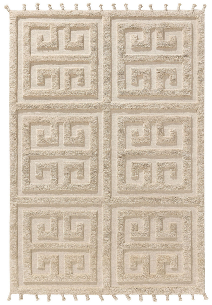 Tapis de Laine Japandi Crème 160x230 – Minos