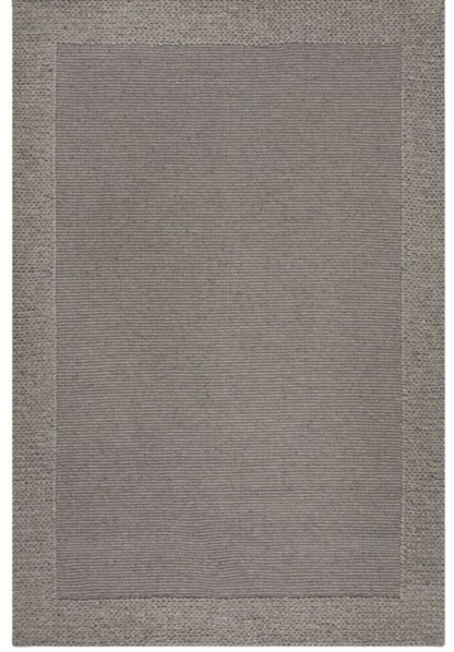 Tapis en Laine Gris Japandi 120 x 170 – Plait