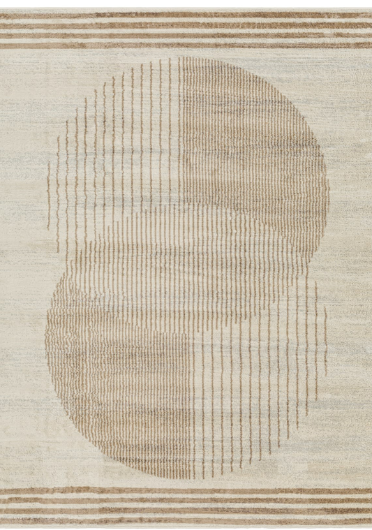 Tapis Japandi scandinave beige/brun 120x170 – Enso2