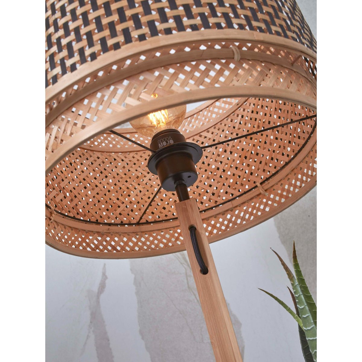 Lampadaire Japandi Bambou