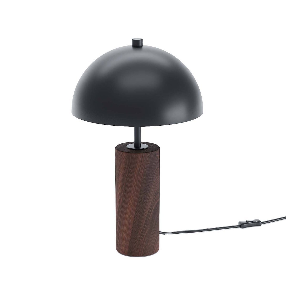 Lampe de Table Japandi en Bois et Métal