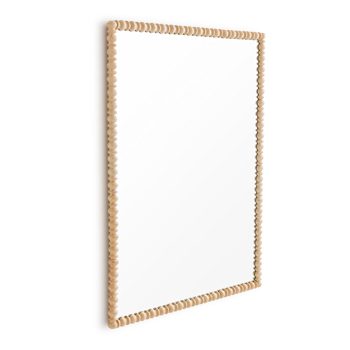 Miroir Japandi en Bois Perlé