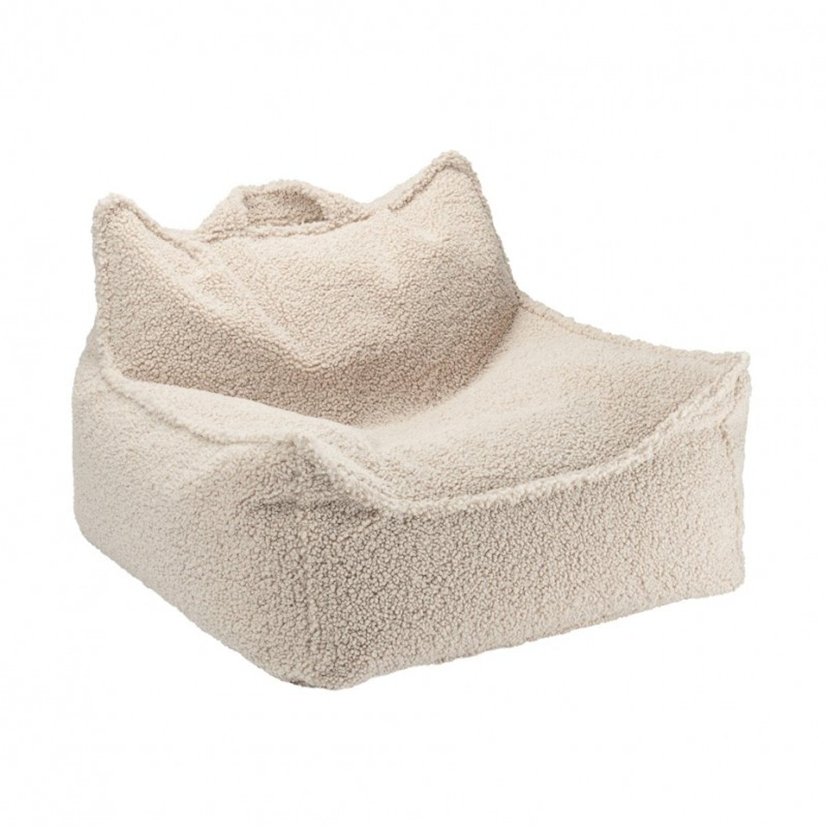 Pouf Enfant Japandi en Bouclette