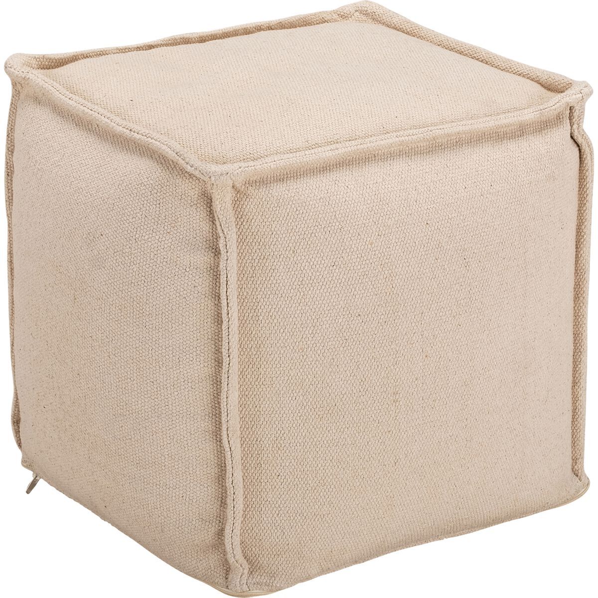 Pouf Japandi Carré en Coton