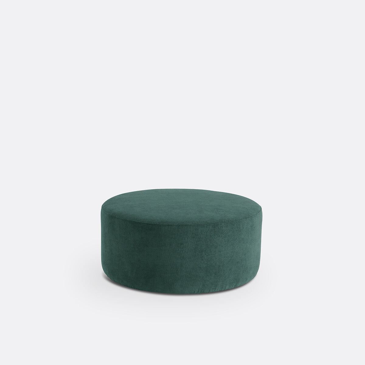 Pouf Japandi en Velours Côtelé