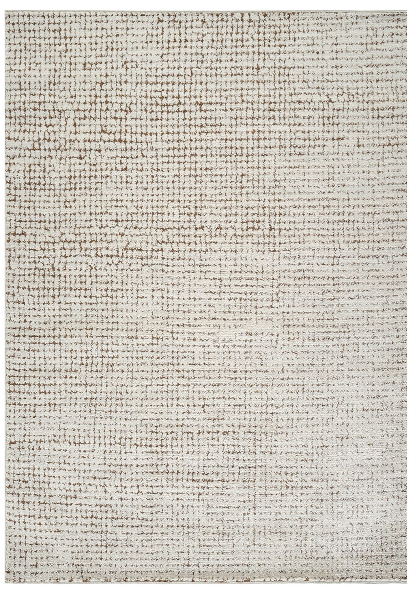 Tapis Japandi moderne scandinave ivoire/terracotta 200x275 – Amandine