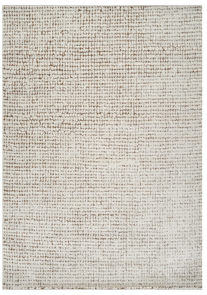 Tapis Japandi moderne scandinave ivoire/terracotta 200x275 – Amandine