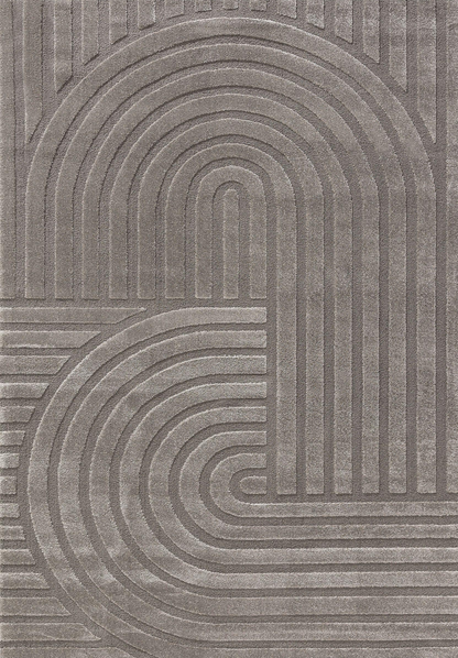 Tapis Gris Japandi 120x170 – Eve