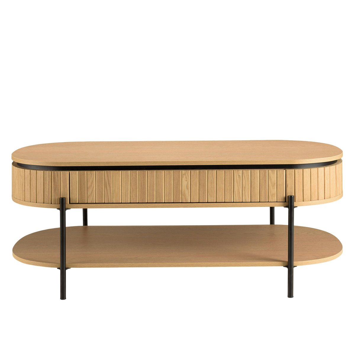 Table Basse Japandi 2 Plateaux