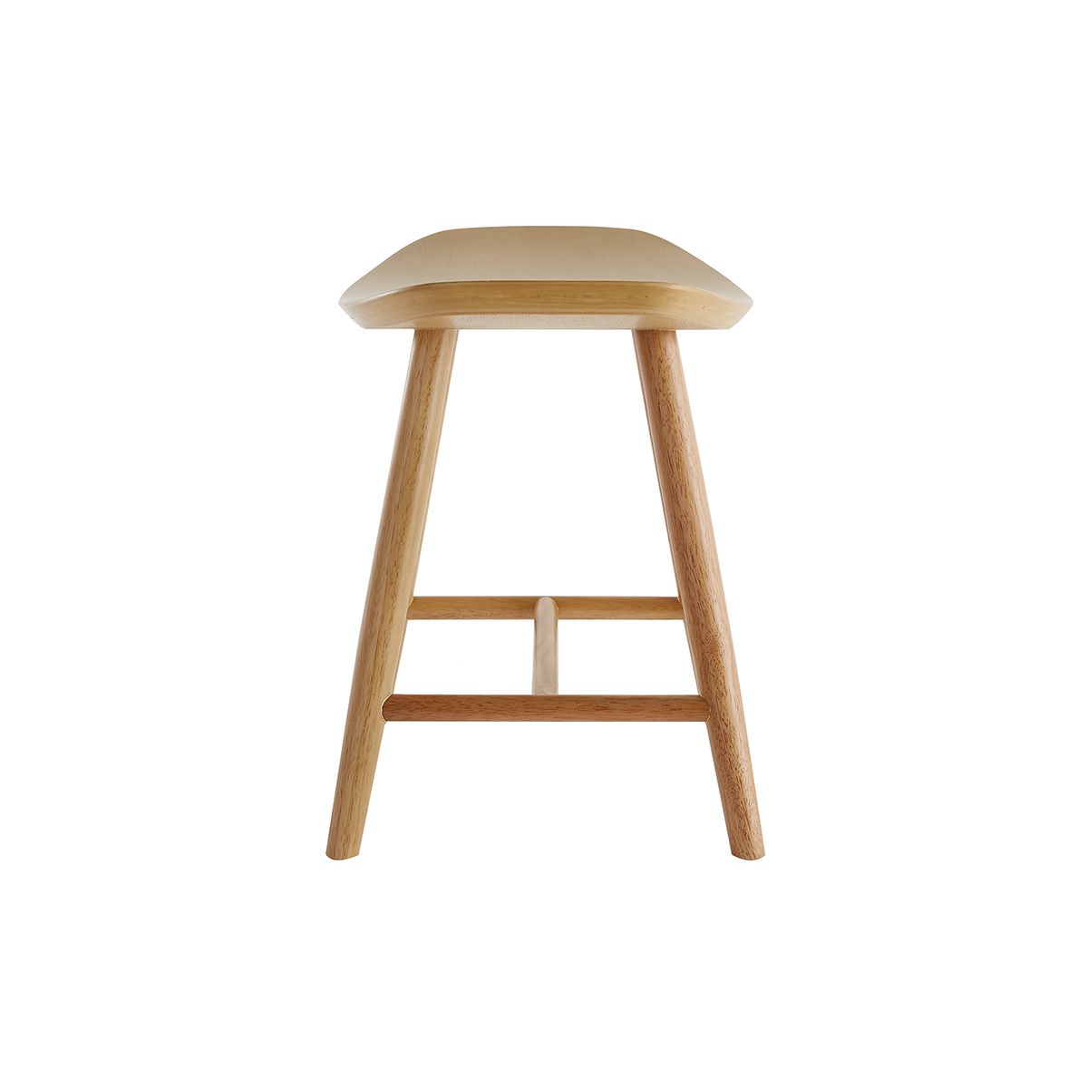 Tabouret Bas Japandi en Bois