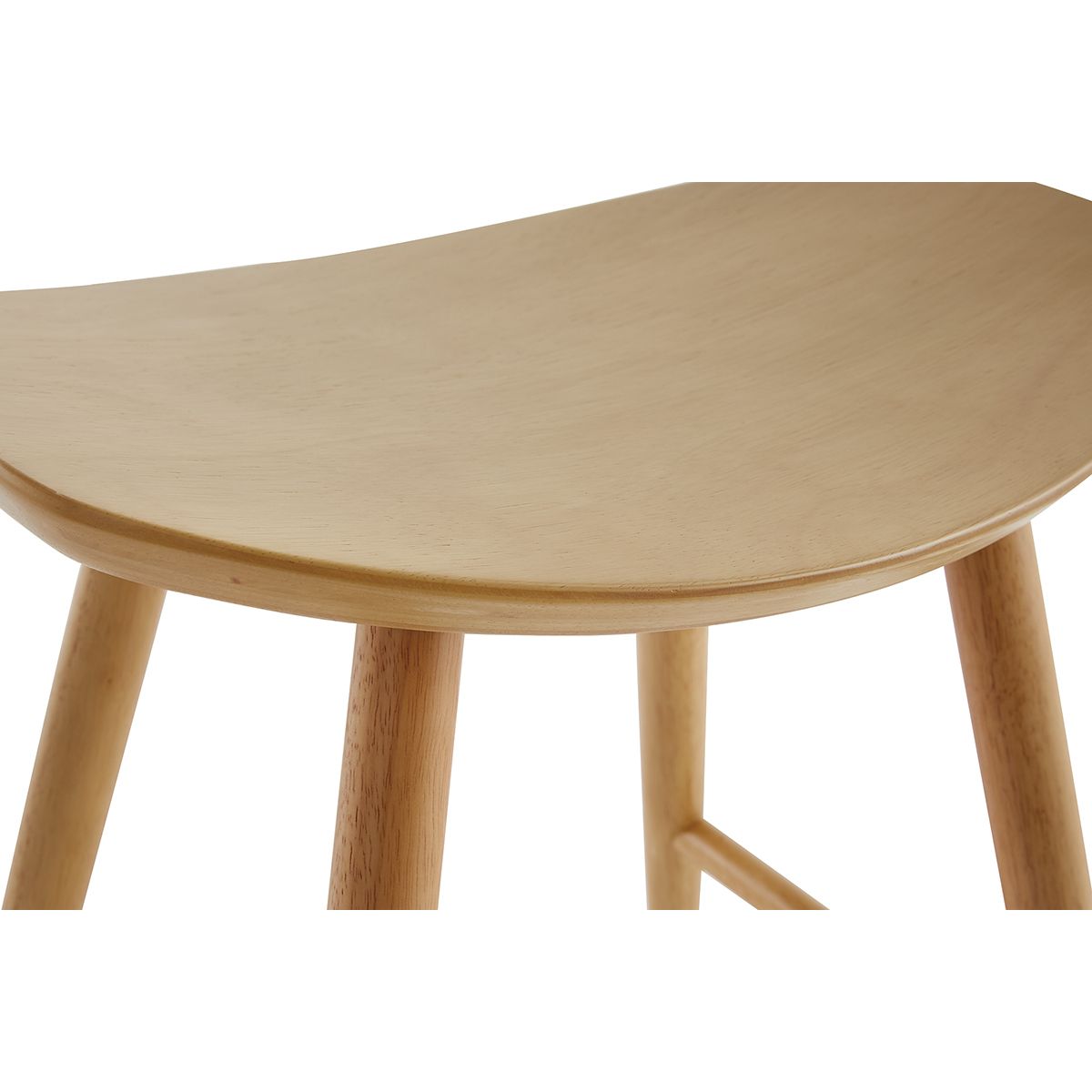 Tabouret Bas Japandi en Bois