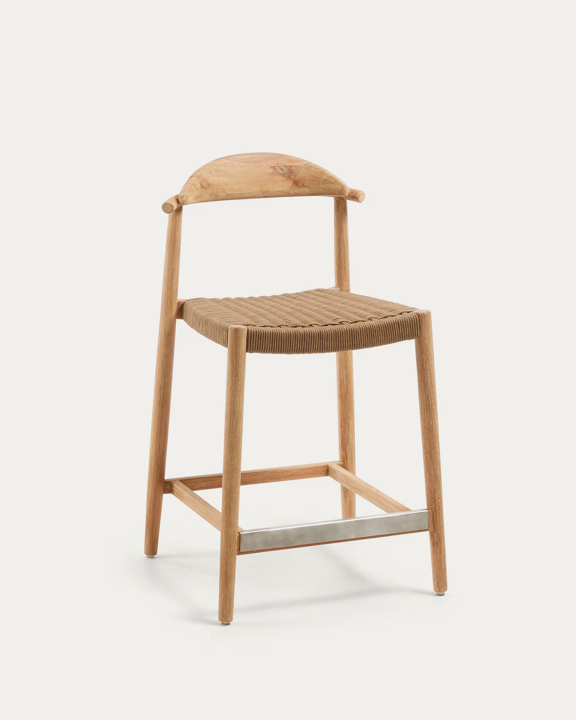 Tabouret Japandi en Bois d'Acacia