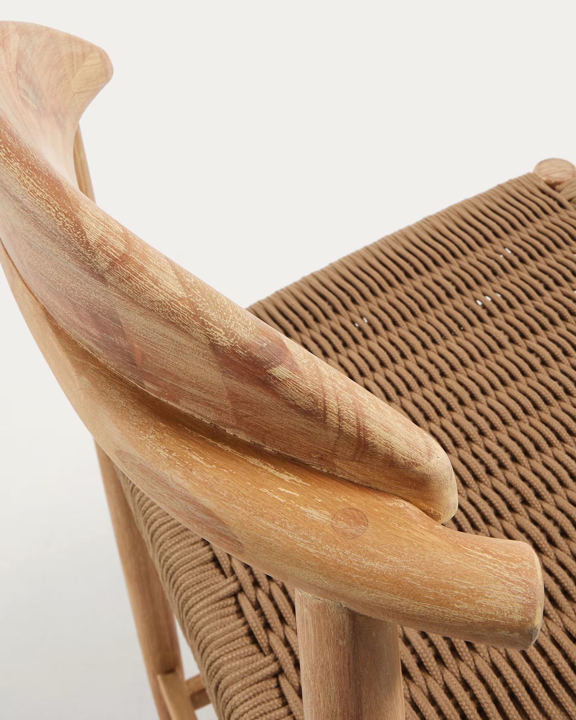 Tabouret Japandi en Bois d'Acacia