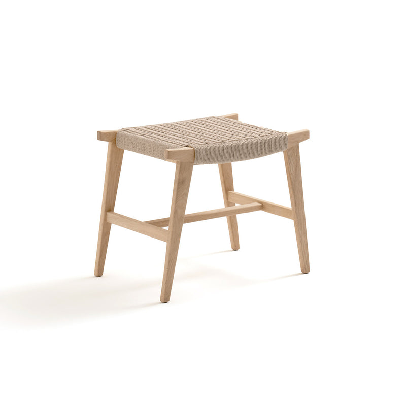 Tabouret Japandi en Tressage