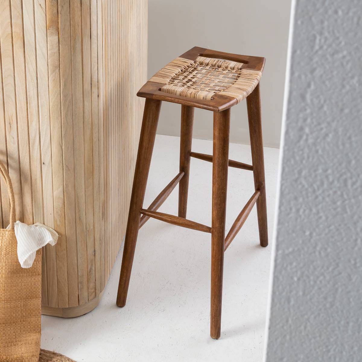 Tabouret de Bar Japandi