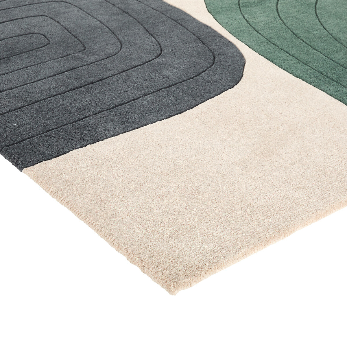 Tapis Japandi Multicolore en Laine