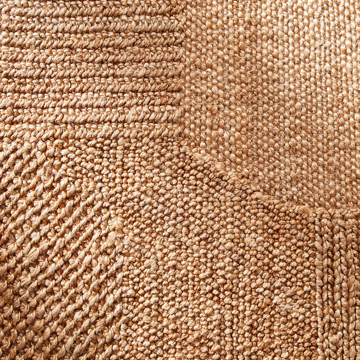 Tapis Japandi en Jute Tissé à la Main