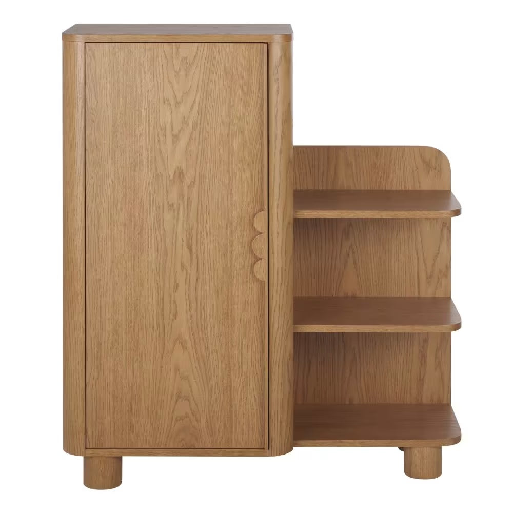 Buffet Japandi 1 porte 4 étagères – Alegro