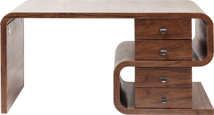 Bureau Japandi 4 tiroirs marron – Snake