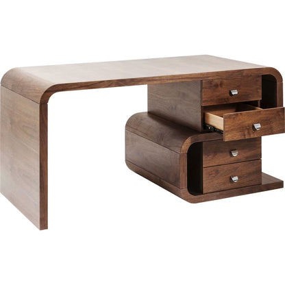 Bureau Japandi 4 tiroirs marron – Snake