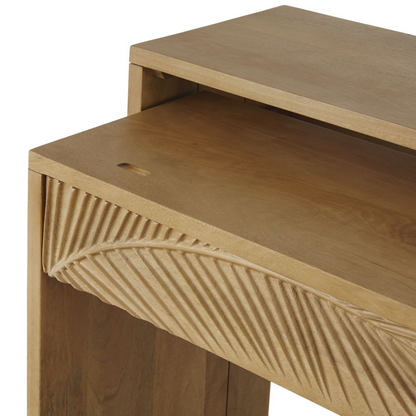 Bureau Console Japandi 2 tiroirs – Tanzania