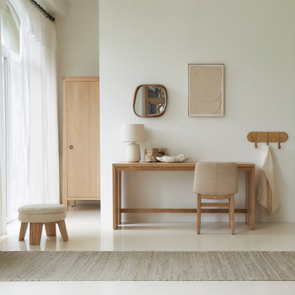 Bureau en chêne massif Japandi 160 cm – Eden