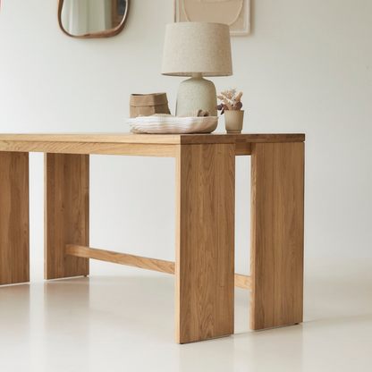 Bureau en chêne massif Japandi 160 cm – Eden