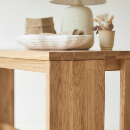 Bureau en chêne massif Japandi 160 cm – Eden