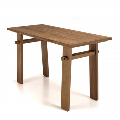 Bureau Japandi bois de teck recyclé L140 – Alida