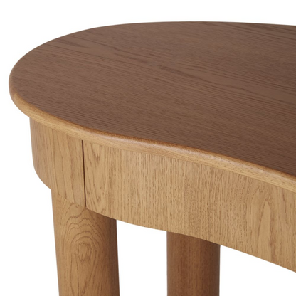 Bureau Japandi marron 1 porte 1 tiroir – Alegro