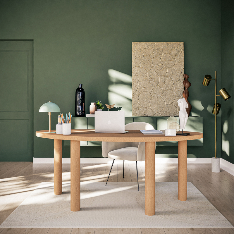 Bureau Japandi professionnel L180 – Alegro Business