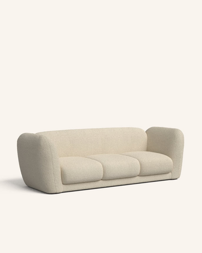 Canapé Japandi 3 places beige – Jill
