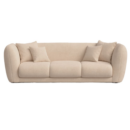Canapé Japandi 3 places beige – Jill
