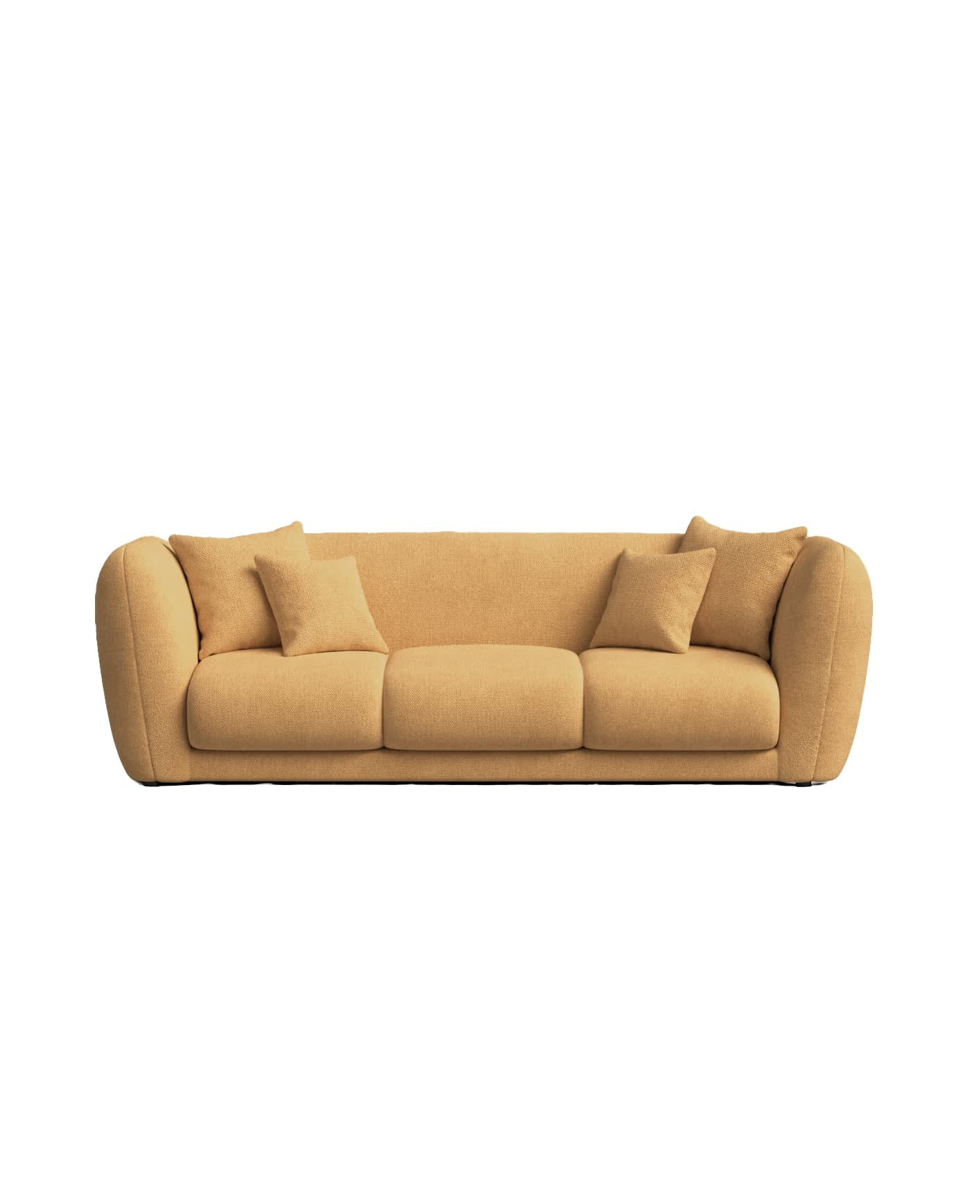 Canapé Japandi 3 places beige – Jill