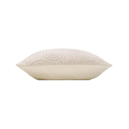 Coussin Déhoussable Japandi en Velours Dévoré Naturel 45x45cm – NomduProduit