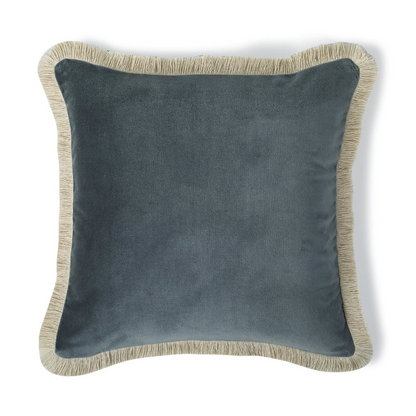 Coussin Velours de Coton Craie 50x50 Japandi – Riva