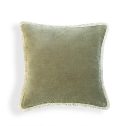 Coussin Velours de Coton Craie 50x50 Japandi – Riva