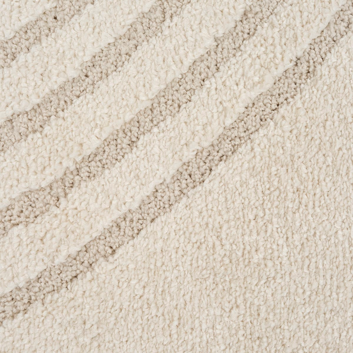 Tapis Japandi Poils Denses Crème – Elisa
