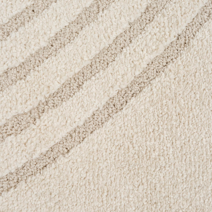 Tapis Japandi Poils Denses Crème – Elisa