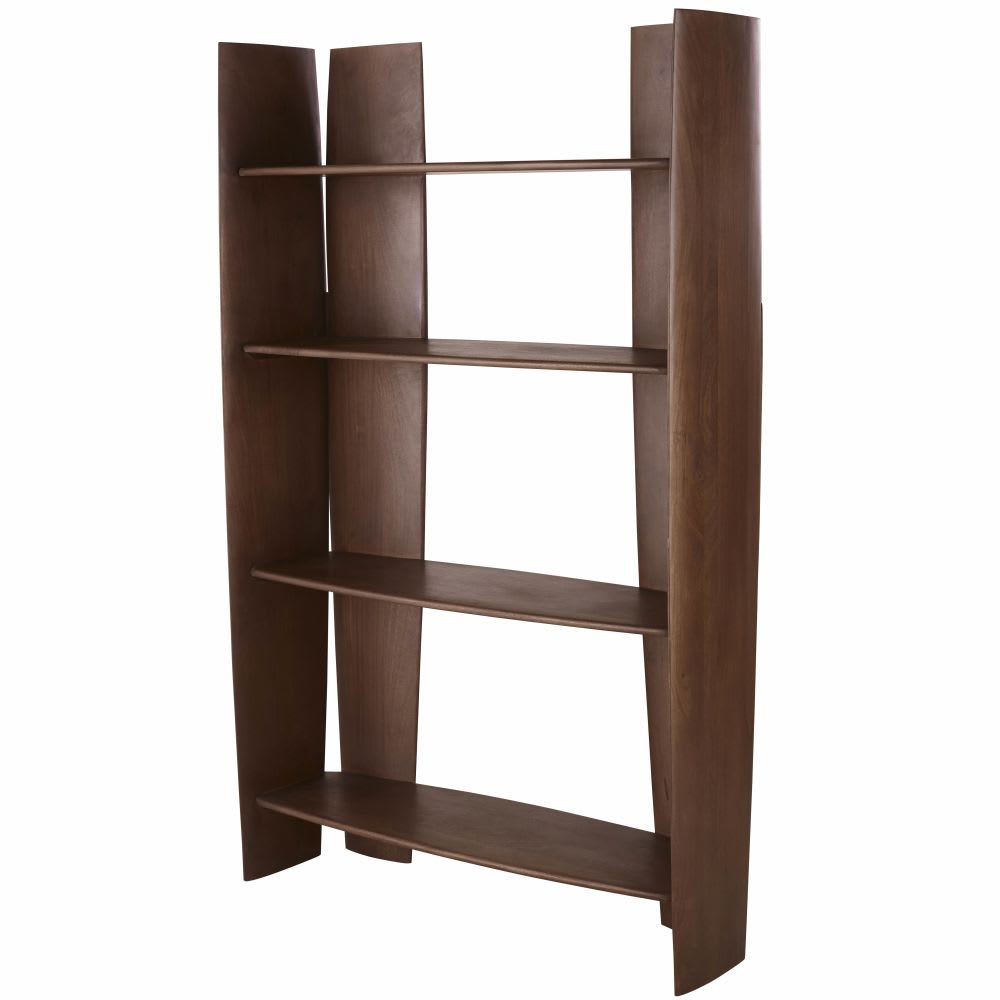 Étagère Japandi en bois d'acacia – Lausanne
