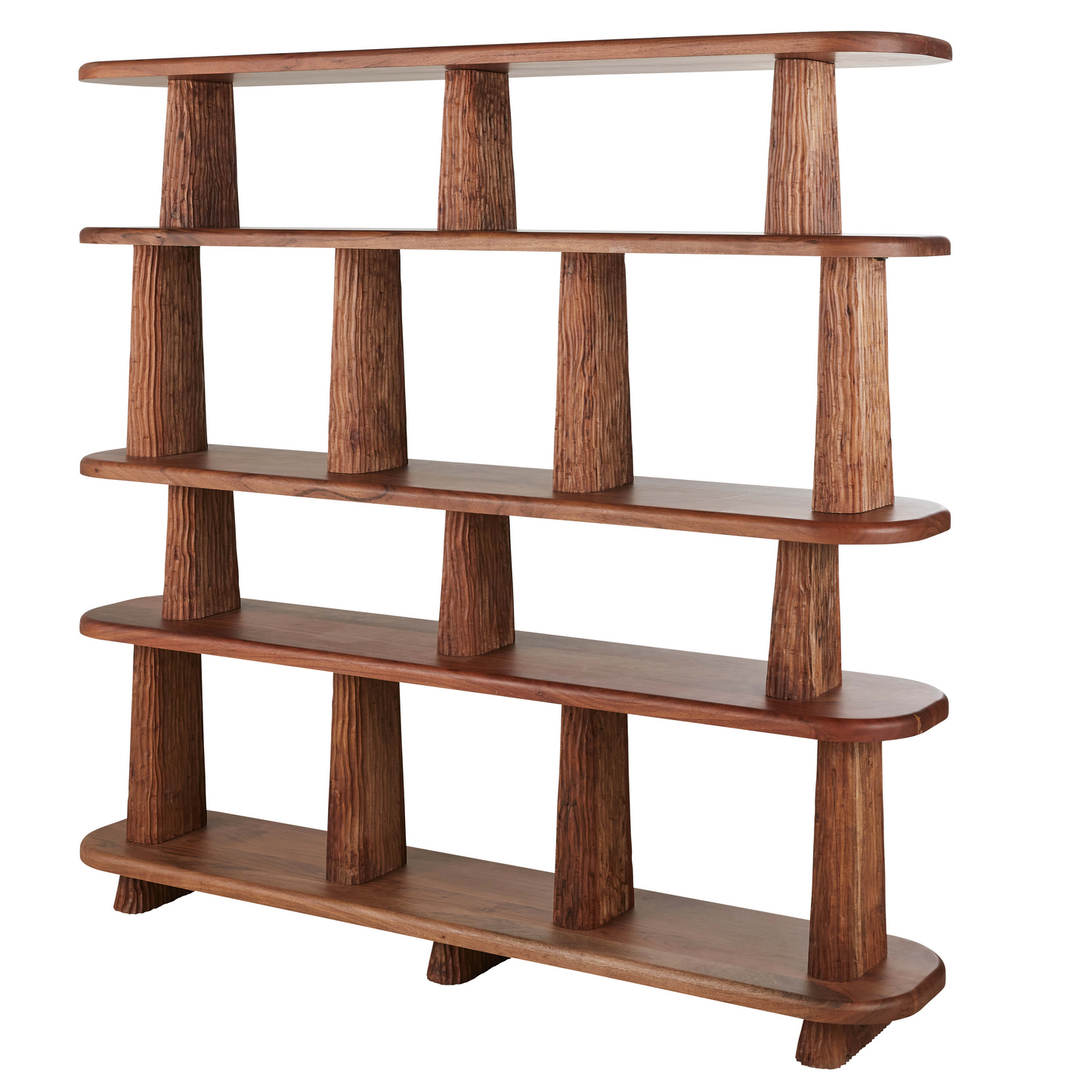 Étagère en Bois d'Acacia Japandi – Alya