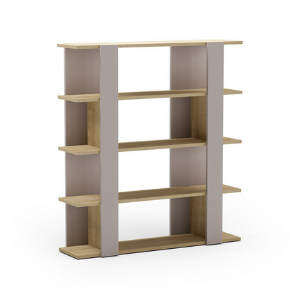 Étagère Japandi en bois et métal H122 cm – Naila