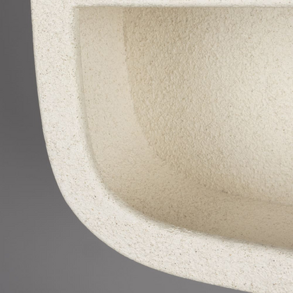 Étagère Murale Japandi organique finition marbre recyclé 23x56cm – Veda